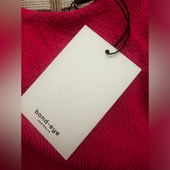 bond-eye Pink One Piece Swimsuit w/ Wide Straps - Too Small, Tags Still Attached - Picture 3 of 6